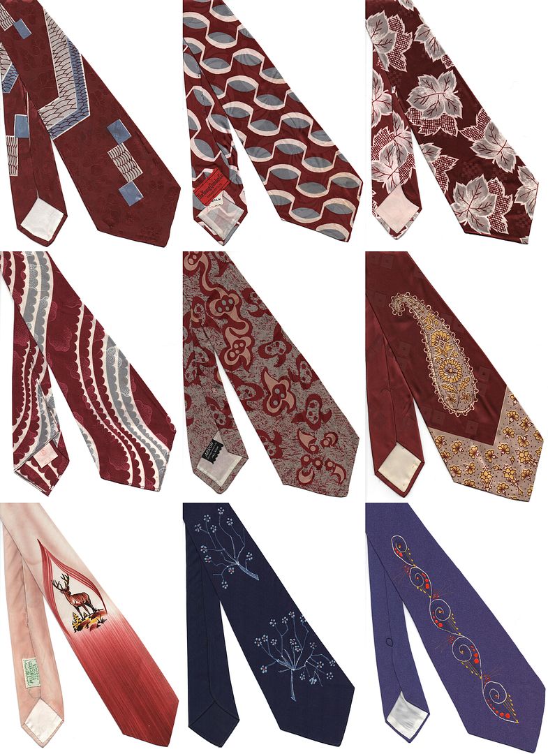 1940's ties for sale